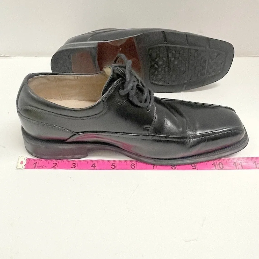 Florsheim Cortland Moc Toe Oxford Men's Black Leather Dress Shoes Size‎ 8D